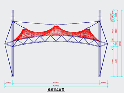 膜结构设计CAD图纸
